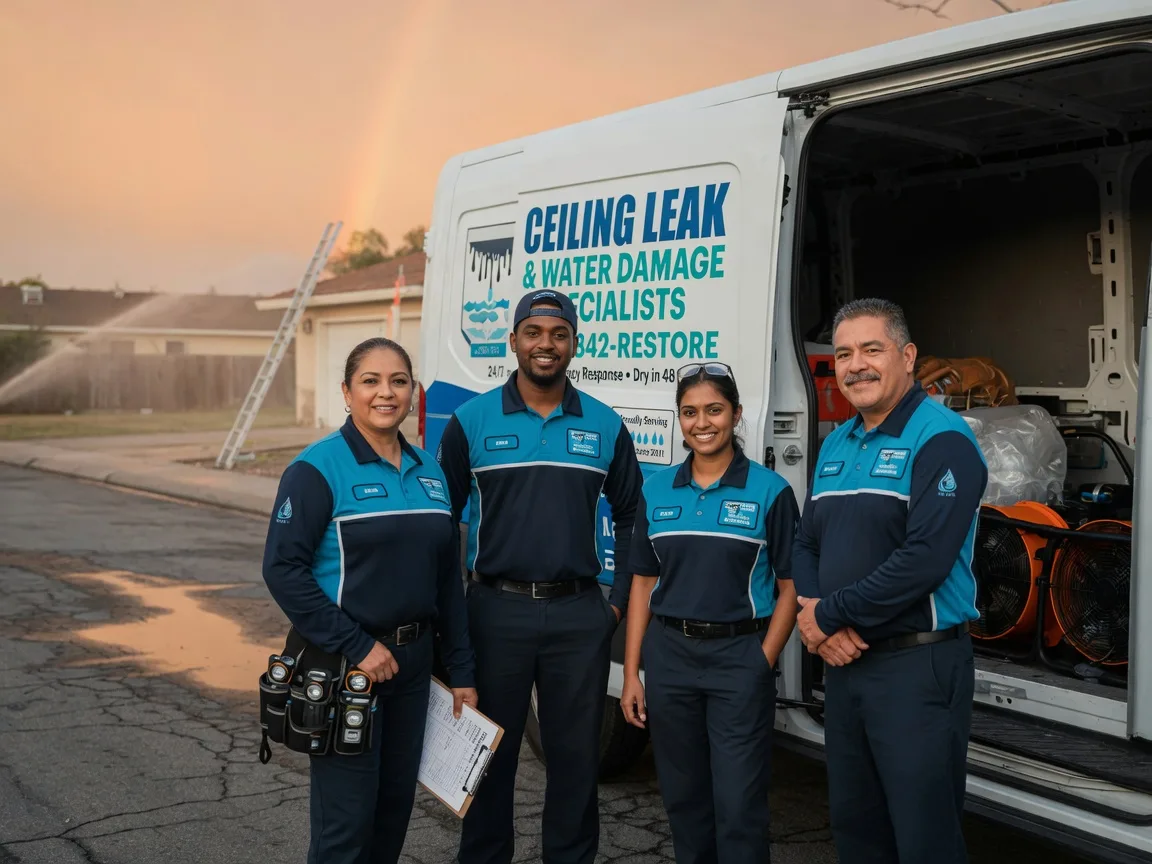 Ceiling Leak Cleanup company in Highland Park, MI