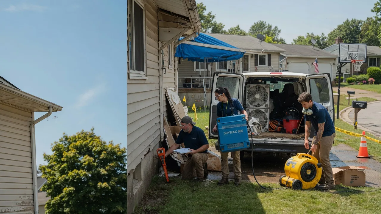 Ceiling Leak Cleanup in Highland Park, MI near me