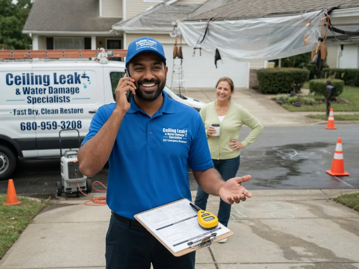 Ceiling Leak Cleanup Highland Park, MI FAQs